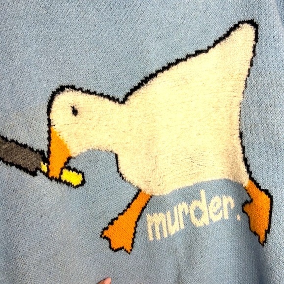 NWT Aelfric Eden “Killer Goose” Knit Sweater - Picture 5 of 8